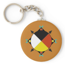 Cherokee Four Directions Keychain