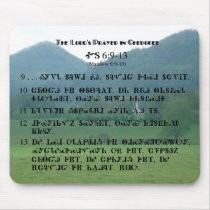 Cherokee Lord's Prayer at Wolf Fork Valley Mouse Pads