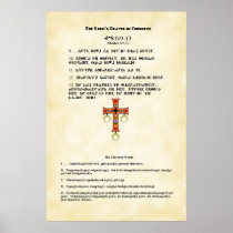 Cherokee Lord's Prayer Poster
