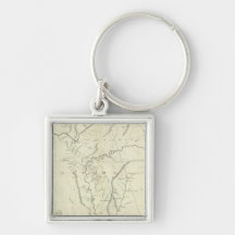 Cherokee Map Keychains