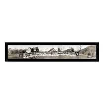Cherokee NC School Photo 1909 posters