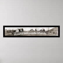Cherokee NC School Photo 1909 Print