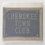 Cherokee Town Club Buckhead Atlanta Marble Stone C Stone Coaster