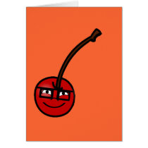 Cherricon with Glasses cards