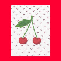 cherries 2 postcards