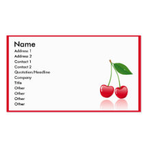 Cherries Business Cards