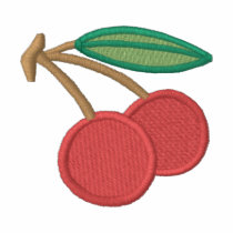 Cherries embroidered shirts by ZazzleEmbroidery Cherries embroidered shirts