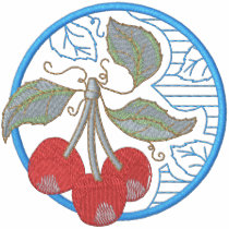 Cherries embroidered shirts by ZazzleEmbroidery Cherries embroidered shirts