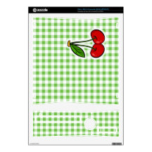 Cherries & Green Gingham Xbox 360 S Skin