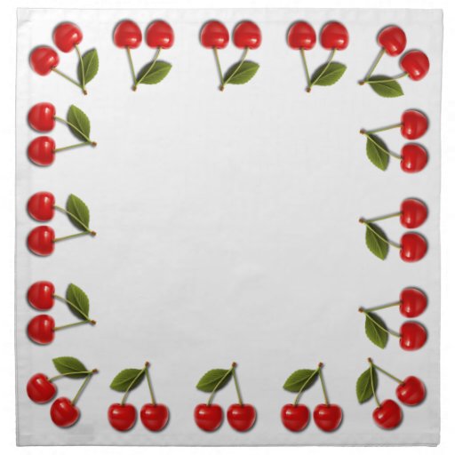 Cherries Jubilee 11 Cloth Napkin