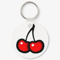 Cherries Keychain