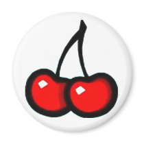 Cherries Magnet by Diva380 Cherries Magnet