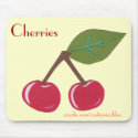Cherries Mousepad by Customizables Cherries Mousepad