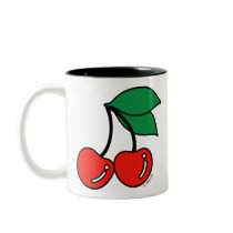 Cherries Mugs by MendiSue Cherries Mugs