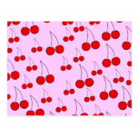 Cherries Pattern. Post Cards