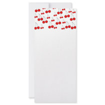 Cherries Pattern. Customized Rack Card