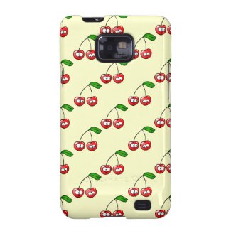 Cherries Pattern Samsung Galaxy S Case Samsung Galaxy S2 Cover