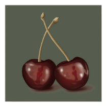 cherries posters by MichelineKanzy cherries posters