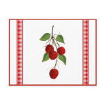 Cherries Recipe Card Postcards