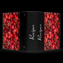 Cherries Recipes Binder binders