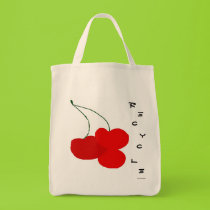 Cherries Recycle Grocery Bag bags