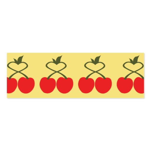 Cherries - Skinny Business Cards (back side)
