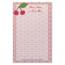 Cherries Stationery