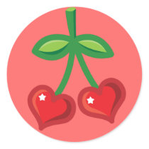 Cherries stickers by thecuteinstitute Cherries stickers