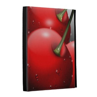 Cherries with Dew Caseable iPad Cases