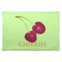 Cherries with Stems Place Mat