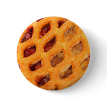 Cherry And Apple Pie Pinback Button