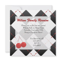 Cherry Argyle invitations by candystore Cherry Argyle invitations