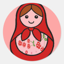 Cherry Babuska Stickers
