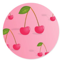 Cherry Background Sticker