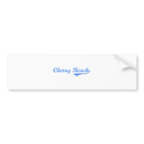 Cherry Beach Michigan Classic Design Bumper Stickers