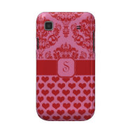 Cherry Berry Delight with Hearts Samsung Galaxy S Cases