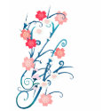 Cherry Blooms Designs T-Shirt by Lotacats Cherry Blooms Designs T-Shirt
