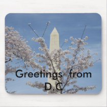 cherry blossem Greetings from D.C mousepads by adari1 cherry blossem Greetings from D.C mousepads