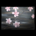 Cherry Blossom Abstract Floral Place Mat placemats