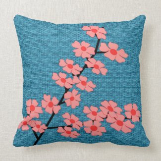 Cherry Blossom American Mojo Pillow