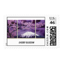 Cherry Blossom And Fuji Mountain postage