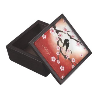 Cherry Blossom And Love Birds Premium Gift Box planetjill_giftbox