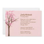 Cherry Blossom Baby Shower Invitation