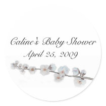 cherry-blossom, Baby Shower, stickers by calinefonteneau cherry-blossom, Baby Shower, stickers