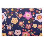 Cherry Blossom Blue Placemat placemats