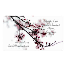 Cherry Blossom Business Cards