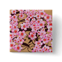 Cherry Blossom Buttons