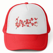 Cherry Blossom Cap Trucker Hat