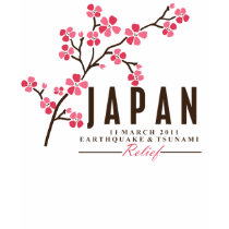 CHERRY BLOSSOM - EARTHQUAKE & TSUNAMI RELIEF TEE SHIRTS