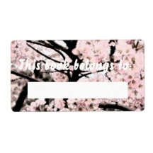 Cherry Blossom Edited Booklabel